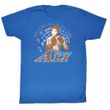 Muhammad Ali Shirt Rippin It Up Adult Royal Blue Tee T-Shirt