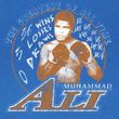 Muhammad Ali Shirt Rippin It Up Adult Royal Blue Tee T-Shirt