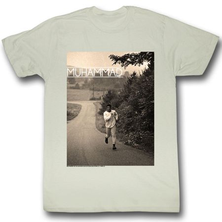 Muhammad Ali Shirt Running Adult Natural Tee T-Shirt