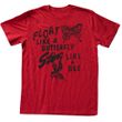 Muhammad Ali Shirt Stinger Adult Red Tee T-Shirt