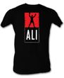 Muhammad Ali T-shirt Ali Logo Adult Black Tee Shirt