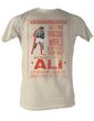 Muhammad Ali T-shirt Ali Poster Dirty White Tee Shirt