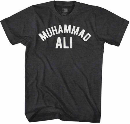 Muhammad Ali TEXT Mens Tee Shirt - Black
