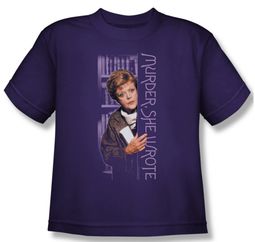 Murder She Wrote Shirt Kids Around The Corner Purple Youth Tee T-Shirt