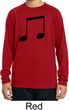Music 8th Note Kids Dry Wicking Long Sleeve Shirt