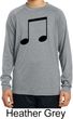 Music 8th Note Kids Dry Wicking Long Sleeve Shirt