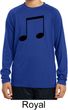 Music 8th Note Kids Dry Wicking Long Sleeve Shirt