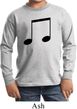 Music 8th Note Kids Long Sleeve Shirt