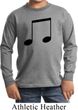 Music 8th Note Kids Long Sleeve Shirt