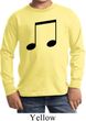 Music 8th Note Kids Long Sleeve Shirt