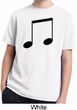 Music 8th Note Kids Moisture Wicking Shirt