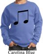 Music 8th Note Kids Sweatshirt