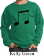 Music 8th Note Kids Sweatshirt