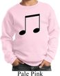 Music 8th Note Kids Sweatshirt