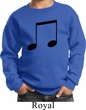 Music 8th Note Kids Sweatshirt
