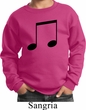 Music 8th Note Kids Sweatshirt