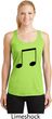 Music 8th Note Ladies Dry Wicking Racerback Tank Top