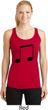 Music 8th Note Ladies Dry Wicking Racerback Tank Top