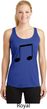 Music 8th Note Ladies Dry Wicking Racerback Tank Top