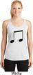 Music 8th Note Ladies Dry Wicking Racerback Tank Top