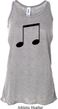 Music 8th Note Ladies Flowy Racerback Tanktop