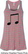 Music 8th Note Ladies Flowy Racerback Tanktop
