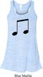 Music 8th Note Ladies Flowy Racerback Tanktop