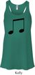 Music 8th Note Ladies Flowy Racerback Tanktop