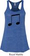 Music 8th Note Ladies Flowy Racerback Tanktop