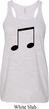 Music 8th Note Ladies Flowy Racerback Tanktop
