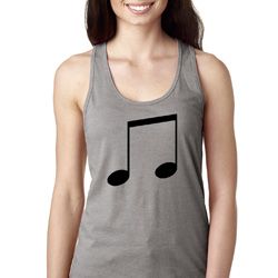 Music 8th Note Ladies Ideal Tank Top Music 8th Note Ladies Ideal Tank Top