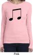 Music 8th Note Ladies Long Sleeve Shirt