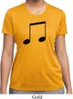 Music 8th Note Ladies Moisture Wicking Shirt