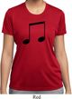 Music 8th Note Ladies Moisture Wicking Shirt