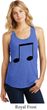 Music 8th Note Ladies Racerback Tank Top