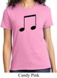 Music 8th Note Ladies Shirt