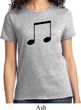 Music 8th Note Ladies Shirt