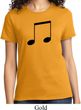 Music 8th Note Ladies Shirt