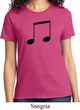 Music 8th Note Ladies Shirt