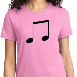 Music 8th Note Ladies Shirt Music 8th Note Ladies Shirt