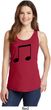 Music 8th Note Ladies Tank Top