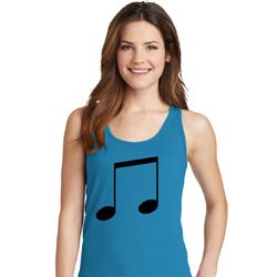 Music 8th Note Ladies Tank Top Music 8th Note Ladies Tank Top