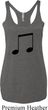 Music 8th Note Ladies Tri Blend Racerback Tank Top