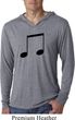 Music 8th Note Lightweight Hoodie Shirt