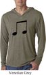 Music 8th Note Lightweight Hoodie Shirt