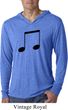 Music 8th Note Lightweight Hoodie Shirt