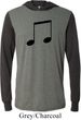 Music 8th Note Lightweight Hoodie Tee