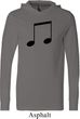 Music 8th Note Lightweight Hoodie Tee