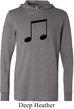 Music 8th Note Lightweight Hoodie Tee