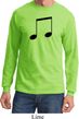 Music 8th Note Long Sleeve Shirt